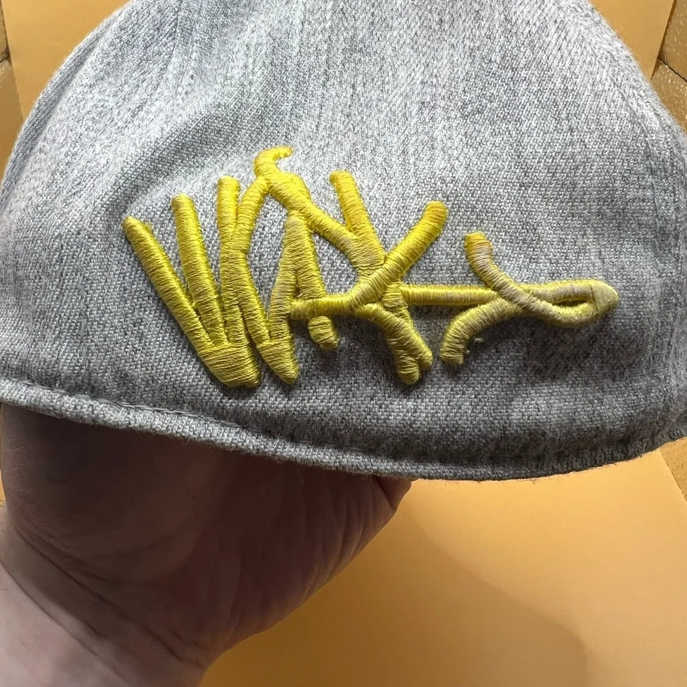 Flag Nor Fail Black and Gray Fitted Cap - Picture 4 of 4